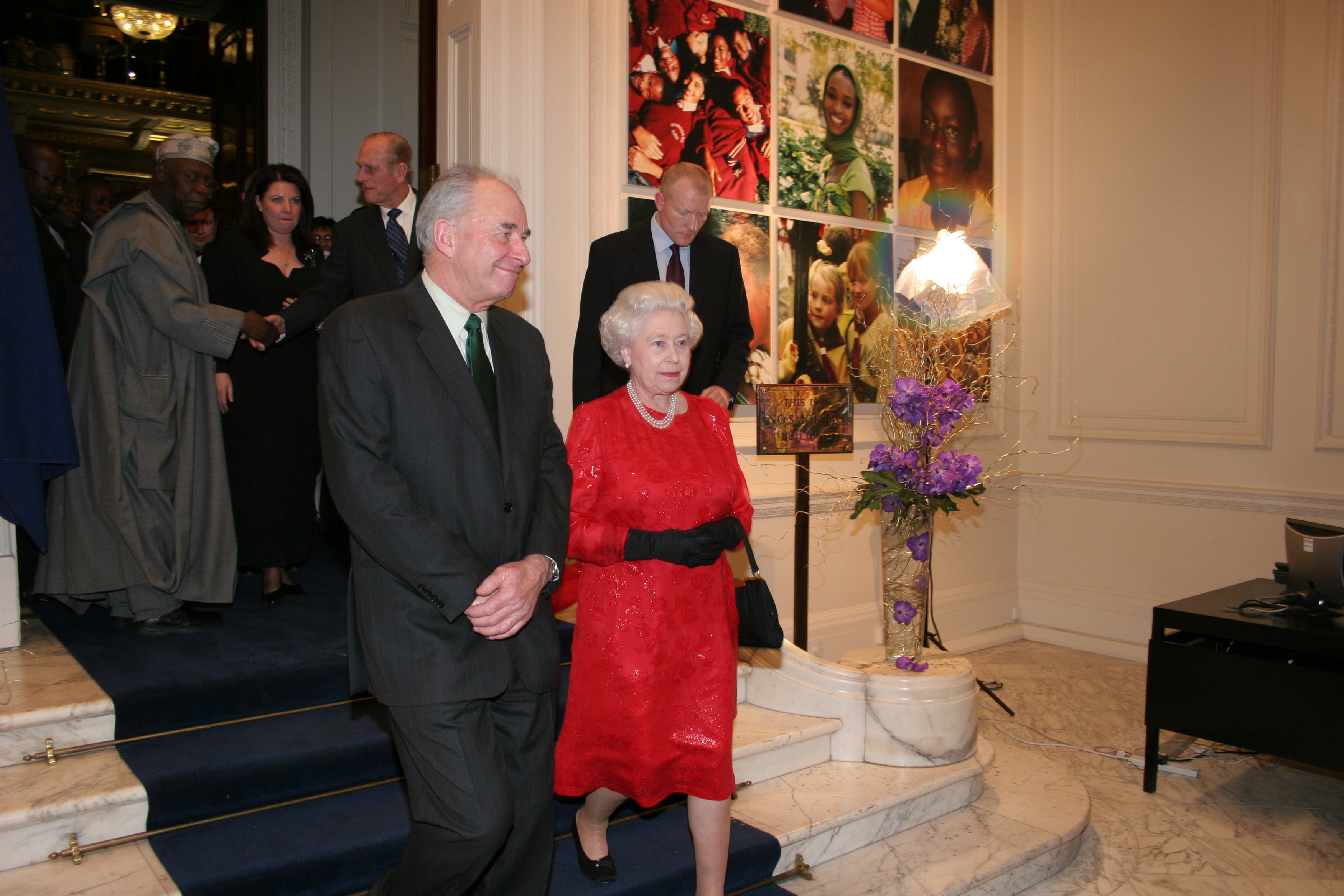 HM The Queen with Sir Don McKinnon