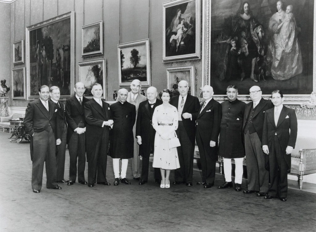 HM Queen Elizabeth II with Commonwealth leaders