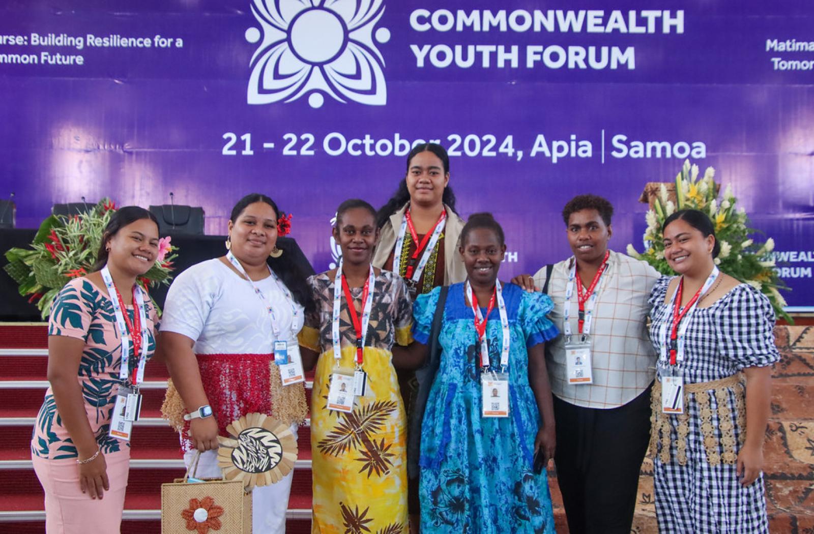 Young people at CHOGM 2024