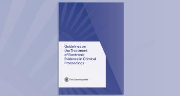 cover image of Guidelines on treatment of electronic evidence