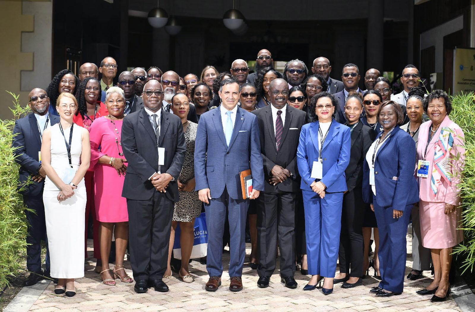 Delegates at the Commonwealth anti corruption conference in Saint Lucia