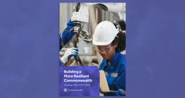 Cover image of the Commonwealth Secretariat strategic plan 2025–2030 summary document