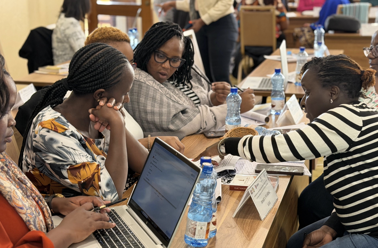 Magistrates working on group exercises